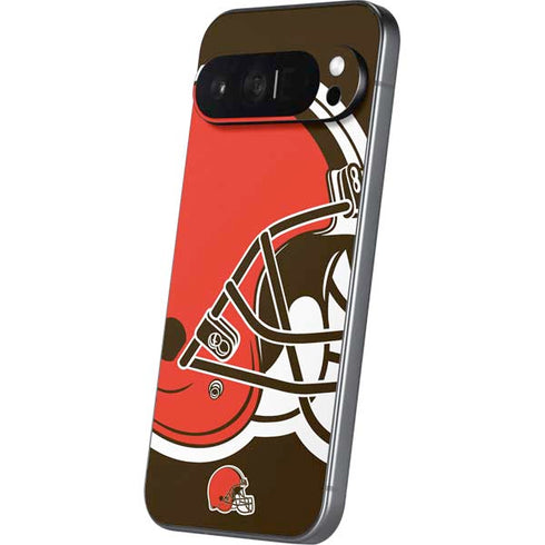 NFL Cleveland Browns Large Logo Pixel 9 Pro XL Skin